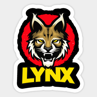 Lynx Big Cat Cats Lover Gift Sticker